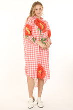 Load image into Gallery viewer, Floral Gingham Dress