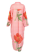 Load image into Gallery viewer, Floral Gingham Dress