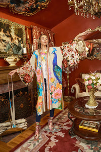 FANTASY KIMONO PEACOCK