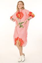 Load image into Gallery viewer, Floral Gingham Dress