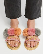 Load image into Gallery viewer, Pom Pom Perfect Sandal