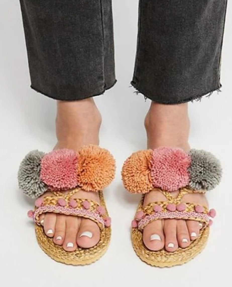 Pom Pom Perfect Sandal