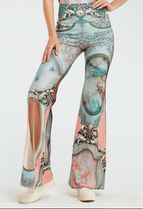 Printed Flare Pants
